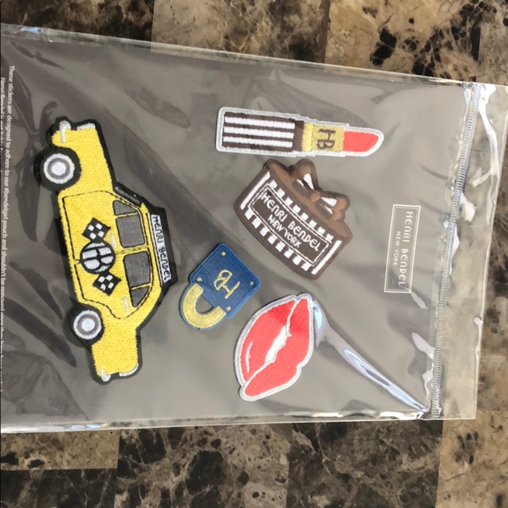 Henri Bendel pouch stickers